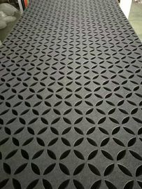 Acoustic Absorbers Cutting Polyester Fiber Panels With Oscillating Knife And V-Cut  Knife