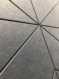 Acoustic Absorbers Cutting Polyester Fiber Panels With Oscillating Knife And V-Cut  Knife